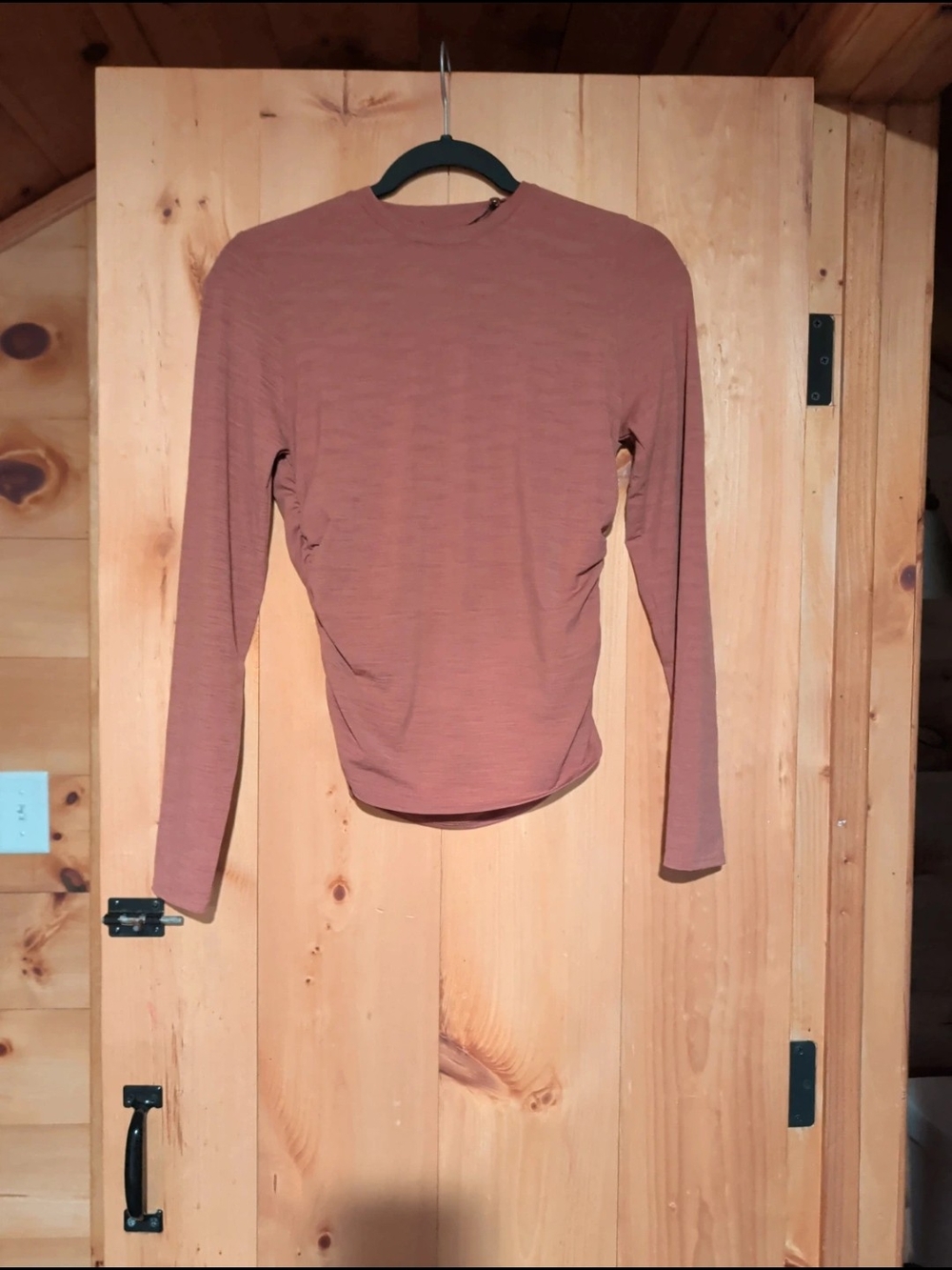 Alia Long Sleeve Top in Dusty Rose